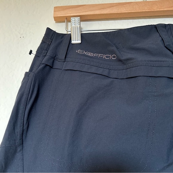 ExOfficio Women’s Hiking Pants Size 8 Black Nylon Lightweight Stretch - Picture 6 of 7